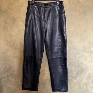 Vintage Ocean West Soft Leather Pants